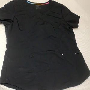 black scrub tops EUC